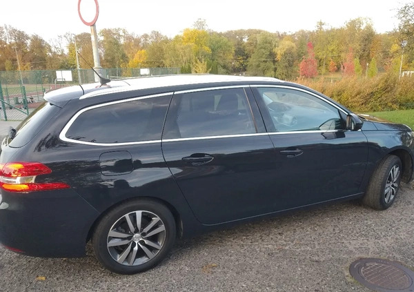 Peugeot 308 cena 54600 przebieg: 46000, rok produkcji 2018 z Września małe 172